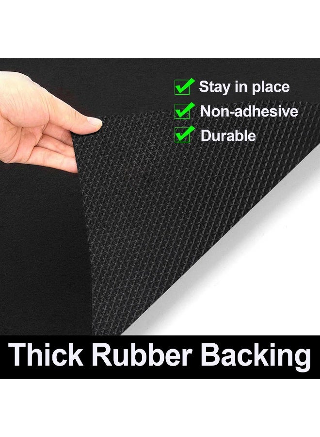 AiBOB Waterproof Under Sink Mat, Absorbent Quick Dry Sink Liners Protect Cabinets, Durable Shelf Liners, Slip Resistant and Non-Adhesive, 24X68, Pure Black - Image 3